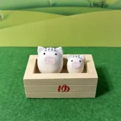 三猿 眠り猫 ミニ湯呑み 昭和レトロ ヴィンテージ インテリア 雑貨