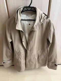 BEAUTY&YOUTH フード付きベージュジャケット XL