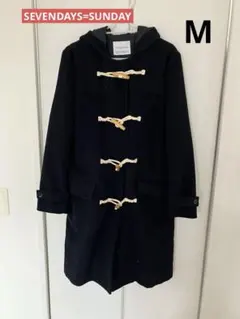 Sevendays-Sunday ネイビー ダッフルコート Mサイズ