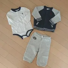 ラルフローレン セットアップ3点セット 9M