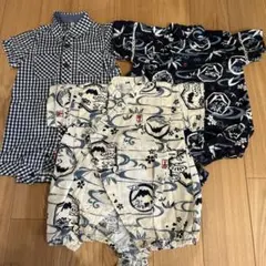 3点セット　ロンパース　夏　甚平　70センチ