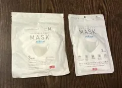 新品 UNIQLO AIRism マスク ホワイト ちいさめ M 3枚組×2のサムネイル