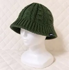 Stussy ケーブルニット バケットハット ニットハットS/M