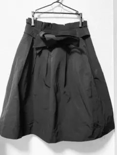 NARACAMICIE ブラック フレアスカート サイズI