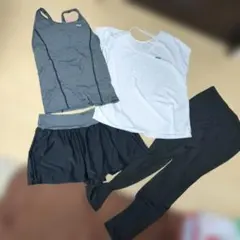値下げ FILA 水陸両用 ウエア 水着 4点セットのサムネイル