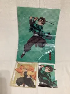 アニプレックスオンラインくじ　鬼滅の刃　下位賞　おまとめ3点セット‼️