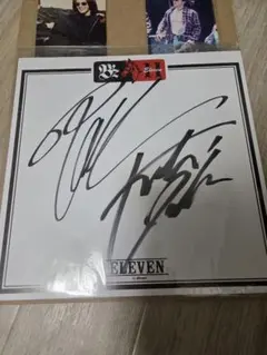 B'z ELEVEN 直筆サイン B'z 直筆サイン7点セット(稲葉浩志ソロ、初代TMG、BIlly含む) - メルカリ