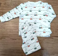 UNIQLO 110cm ミッフィー柄 パジャマセット（長袖）
