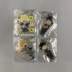 モブサイコ100 ばくだん焼きコラボ アクリルキーホルダー4種セット