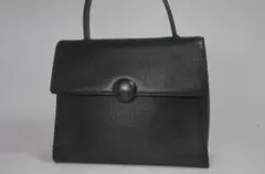 【良品】ungaro レザーハンドバッグ 冠婚葬祭〇 ブラック