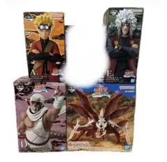 新品 一番くじ NARUTO 疾風伝 風影奪還編 フィギュア4体 おまけ付きのサムネイル