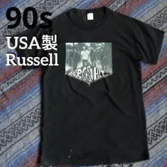 90s USA製 Russell バンドTシャツ フォトプリント vintage