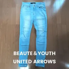ビューティー&ユース ユナイテッドアローズ ストレッチスキニーデニムパンツ Mのサムネイル