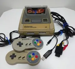 SFC スーパーファミコン 本体 日焼け 完動品 動作確認済み