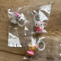 ハローキティめじるしアクセサリー ガチャガチャ チャーミー 日焼け お花