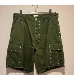 美品 激レア シュガーヒル サンプル品 ダック地 カーキ ショーツ W32