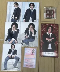 DEZERT オンクレ アクスタ ブロマイド プロフィールカード 3カット