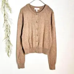 5075 H＆M 長袖ニットカーディガン レディース トップス ベーシック 定番