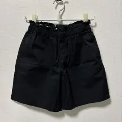 キッズキュロットパンツ　160サイズ　黒