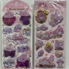 サンリオ マイメロディ キラキラカプセルシール＆ウォーターインシール セット