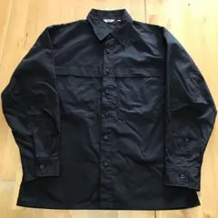 UNIQLO U ユーティリティ　オーバーサイズシャツ　黒　Sサイズ ブラック