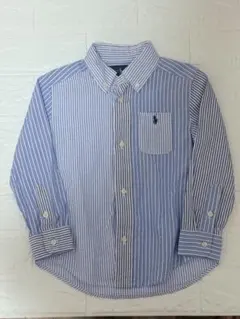 RALPH LAUREN ストライプ 長袖シャツ 3T ラルフローレン