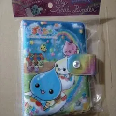 しずくちゃん シール帳 マイシールバインダー　水色　ブルー