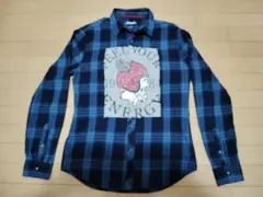 R*N様 【※未使用に近い】Desigual デシグアル チェック柄長袖シャツ