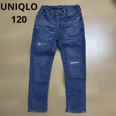 UNIQLO 120サイズ ダメージ加工デニム