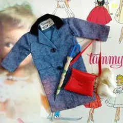 タミーちゃん　オリジナル　レインコート　IDEAL　昭和レトロ　着せ替え人形服