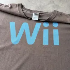 Nintendo wii ロゴ tシャツ XL グレー 企業 ゲーム キャラ - メルカリ