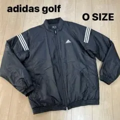 アディダステーラーメイドゴルフ　中綿 ジャケット　Oサイズ　ゴルフジップアップ黒
