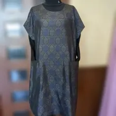 着物リメイクフレンチチュニックＬサイズ