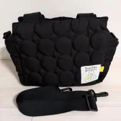 すみっコぐらし　キルティングバッグBLACK ver. 宝島社