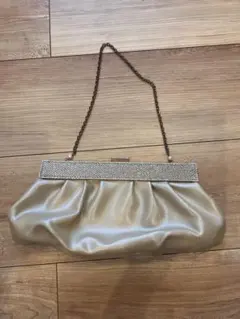 パーティーバッグ　ピンクベージュ　AIMER