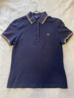 FRED PERRY ネイビー ポロシャツ 半袖 UK 10