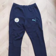 マンチェスターシティ　トレーニングパンツ　プーマ　Lサイズ　ネイビー