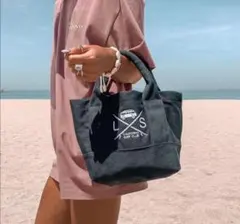 旅行に便利☆LUSSO　SURF　ミニトートバッグ　ブラック　送料無料