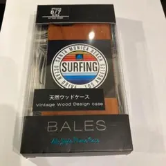 BALES 天然　木　ウッド　ケース　iPhone SE 8 7 6 ①