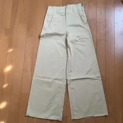 ZARA ワイドレッグパンツ EUR34