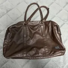ポーター PORTER ブラウンレザーボストンバック
