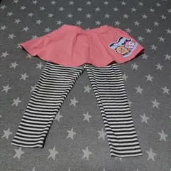 アンパンマンスカート付きストライプレギンス90cm