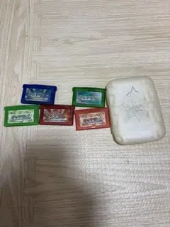 【当時もの】ゲームボーイアドバンス　ポケモン まとめ売り　ケース付き
