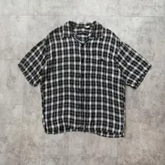 GOLD 美品 RAYON CHECK OPEN SHIRT オンブレ 東洋 - メルカリ