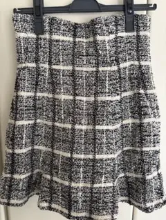 snidel ハイウエストスカショーパン ツイード