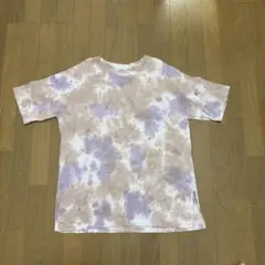 【LOWRYS FARM】タイダイ柄 半袖Tシャツ Fサイズ(パープル)のサムネイル