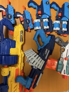 NERF Surgefire オレンジ/青 30発弾薬付き 送料込み - メルカリ