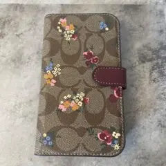 COACH iPhone 14 Pro 手帳型ケース 花柄