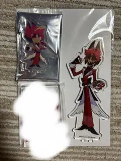 新品 ハズビンホテル アニカフェ ルシファー アクスタ アクキー 2点