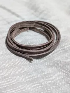 ブラウンレザー ネックレス用ロープ